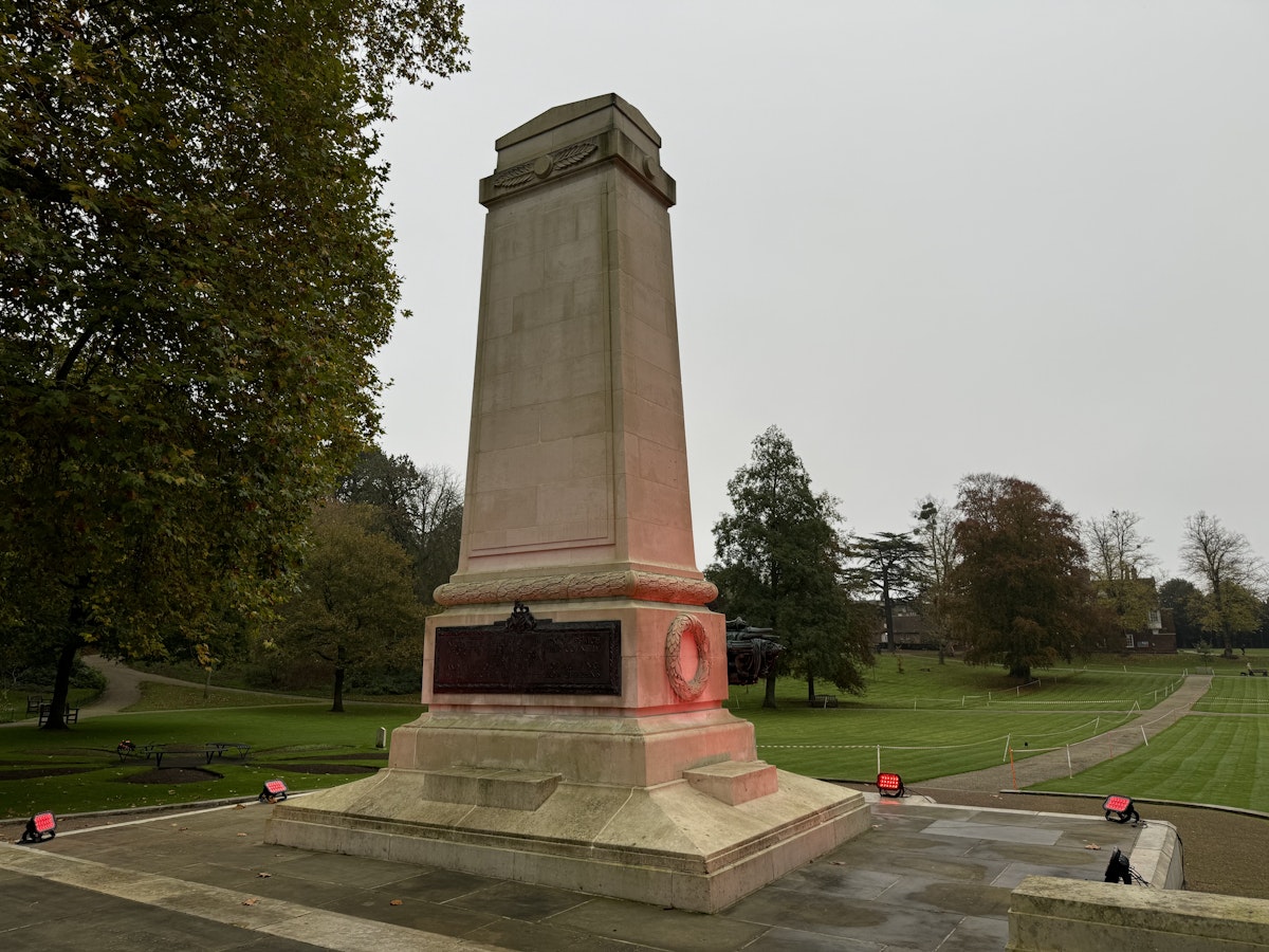 The cenotaph in Christchurch Park, Ipswich
